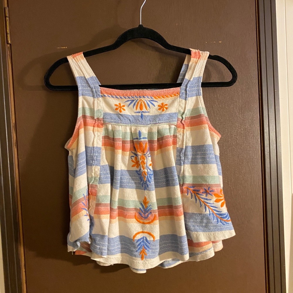 Free people Aztec design top